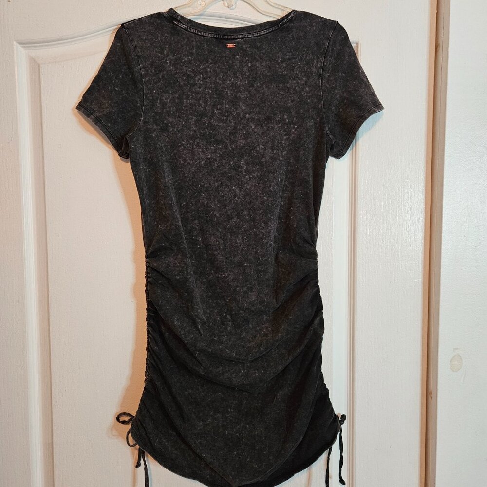 PINK BY VICTORIA’S SECRET SEXY STONE WASHED DRESS Side Cinched Tie Dress Medium - Picture 5 of 7